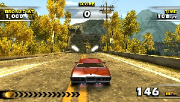 Burnout Dominator (EU) screen shot game playing